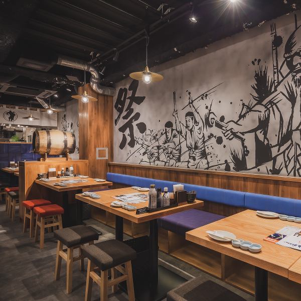 [Up to 50 people for private use] For various occasions such as entertainment and drinking parties between colleagues.Banquets are possible at a stylish table full of openness! Ginza is a high-quality seat that can be used for drinking with important friends and important entertainment To Kyushu Izakaya Kusuo!