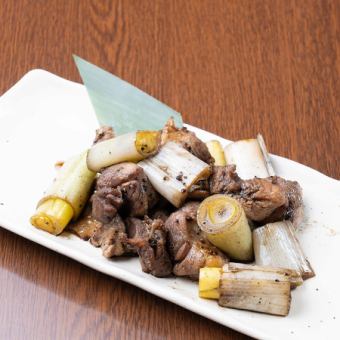 Satsuma Chirandori Chicken Skewers with Sauce and Green Onion