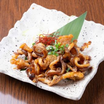 Spicy fried offal
