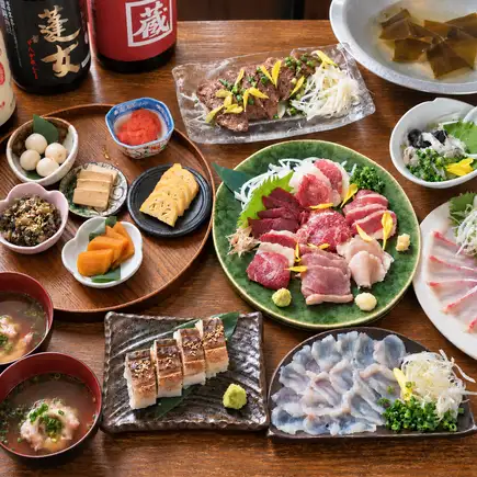 【含2小时畅饮】虎纹河豚和内脏火锅——楠雄的终极桧之国套餐:10,000日元(含税)