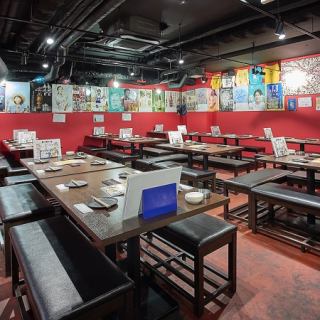 貸切のご相談は電話にてご予約、ご相談下さい◎40名様～100名様までお一人様5000円～OK！テーブルレイアウトも変更可能です！