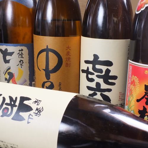Over 40 types of shochu nationwide!