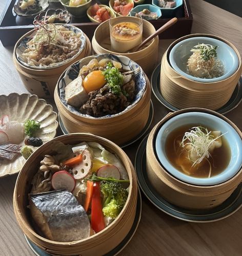 【季節のせいろ蒸し◆お魚コース】セレクトディナーコース