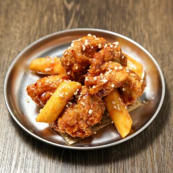 フライドチキン（ヤンニョム、ハニーマスタード、にんにく醤油、スノーチーズ、ハニーーバター、プレーン）