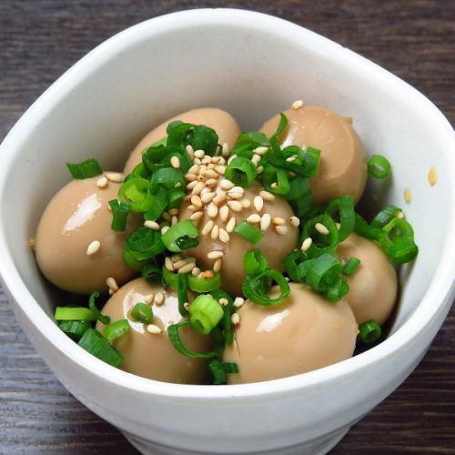 うずらのにんにく醤油漬け