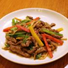 Beef with green peppers