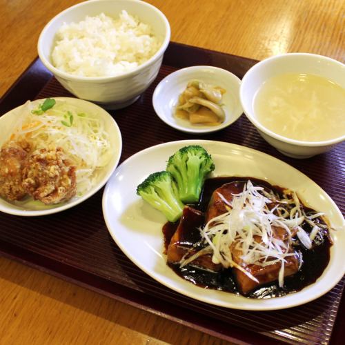 Braised pork set