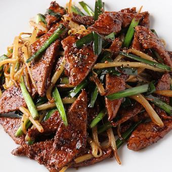 青蓮風レバニラ炒め