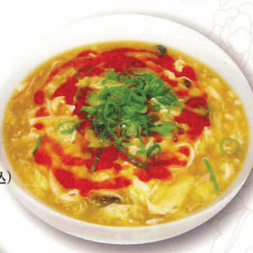 酸辣湯/ザーサイと豚肉スープ/海鮮と野菜スープ