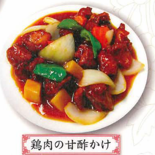 Chicken with sweet and sour sauce