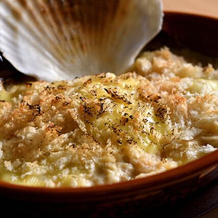ホタテのチーズグラタン