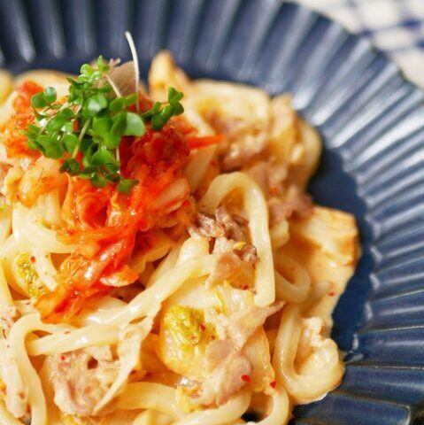 明太子キムチうどん