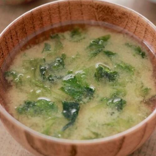 アオサたっぷり味噌汁