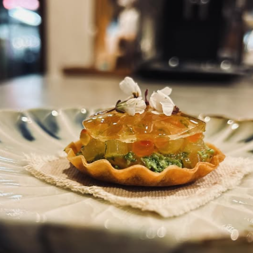 精心製作的法國美食