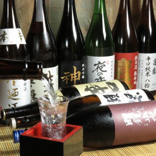 県内外の日本酒650円(税込)～