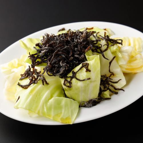 塩昆布キャベツ