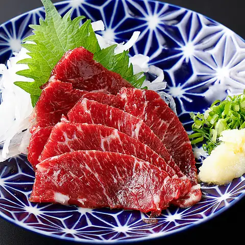 新鮮な馬刺し
