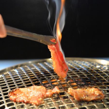 I am preparing fresh meat with one glance! Delicious meat of grilled meat ♪
