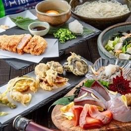 【名物♪】芳寿豚ひと口カツと新鮮お造りを堪能！大皿6品コース◆4400円(税込)