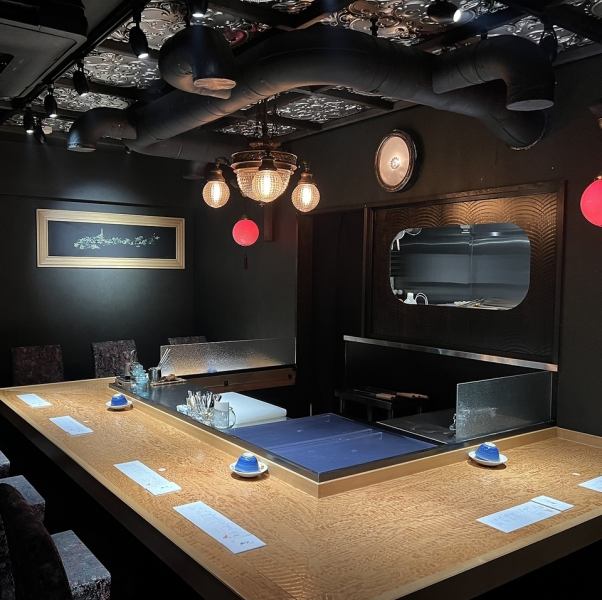 落ち着きのある店内でゆったりとお過ごしください。大人数のご利用も歓迎しております是非一度ご利用ください!!大人の隠れ家。海鮮料理と雲丹しゃぶしゃぶ「工藤」。