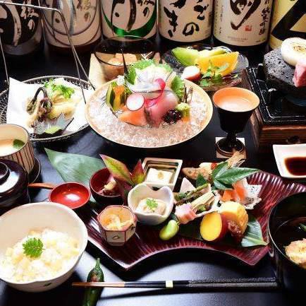 We offer a wide variety of sake from Hiroshima