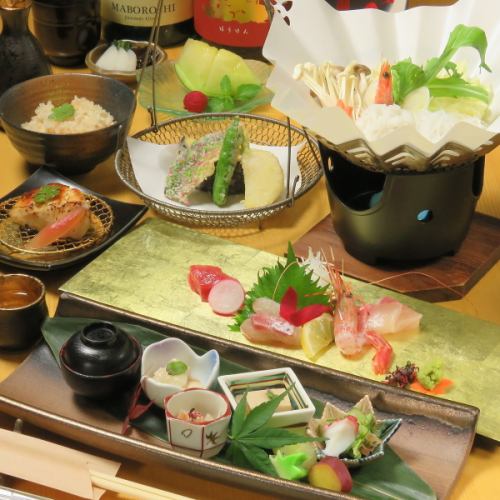 懷石料理“若草”套餐7道菜品3500日元