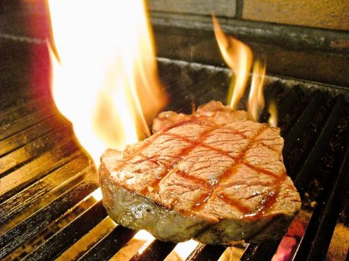 Charcoal grilled fillet side steak (120g)