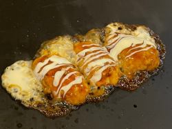 Teriyaki meatballs with cheese