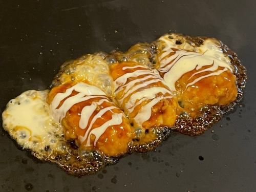 Teriyaki meatballs with cheese