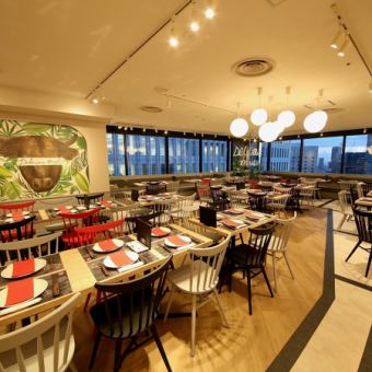 20時以降がお得！食べ飲み放題6,000円 ！！★20種シュラスコにドリンク全80種食べ飲み放題