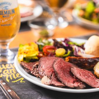 ★週末限定~早割プラン★20種類シュラスコ食べ放題+飲み放題付120分 7,315円→6,000円