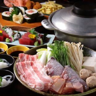 【Sawa Sawa套餐】共8道菜品！精彩的摆盘♪3,850日元（含税）+1,850日元（含税）含120分钟无限畅饮！