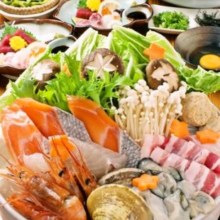 Luxurious seafood hotpot course [Lo] 90 minutes [all-you-can-drink] course → 5,500 yen (tax included) *[All-you-can-drink] 3,850 yen (tax included)