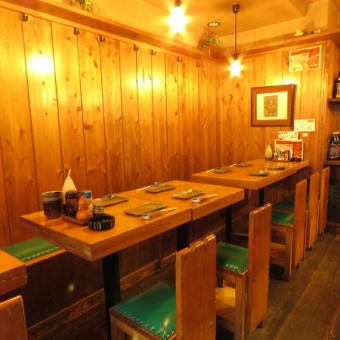 In the store full of warmth of wood! Please use it for your usual drinking party and crispy drink ◎ [Hiroshima Izakaya Yakitori Kushiyaki Kushiage Banquet Birthday Girls' Association Saku Drink]