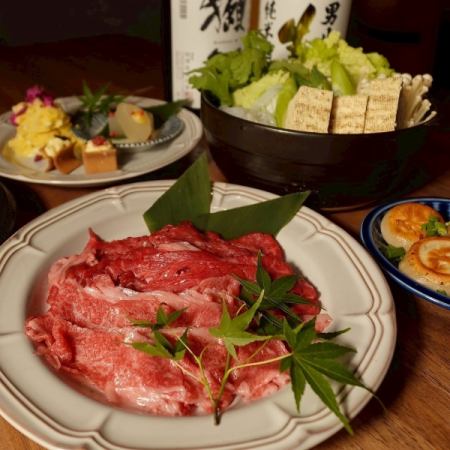 『と』鍋コース国産牛すき焼き！！ 飲み放題付2時き5000円全10品★
