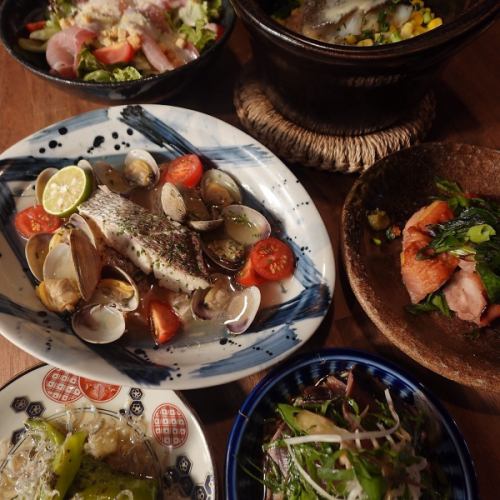 NEW あれと.これと.大満足土鍋コース!飲み放題3時間付き6000円全10品★金土日祝前祝は2時間