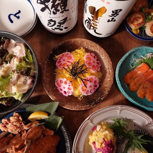 【忘年会】 迷ったらコレ！飲み放題付2時き5000円全10品★