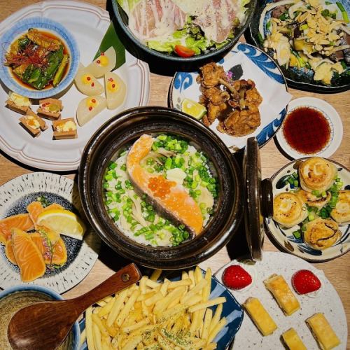 【年末/新年派對】最受歡迎的套餐！共11道菜，包含2小時暢飲，僅需6000日圓。