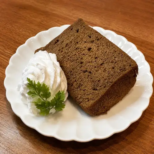 호지 차 쉬폰 케이크