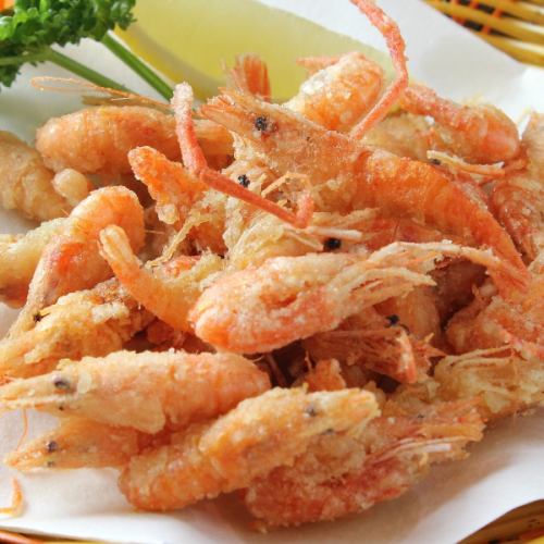 川エビフライ/豚レバーの唐揚げ