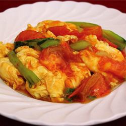 玉子とトマトの塩炒め