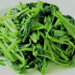 空芯菜の塩炒め