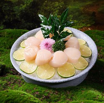 ホタテ貝柱（半分）