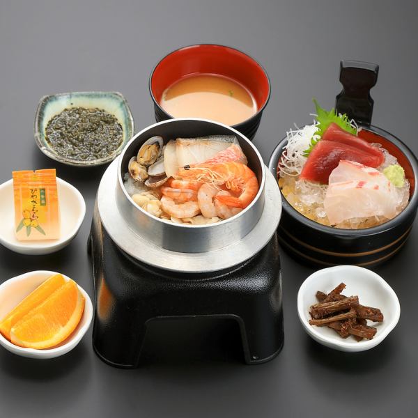 磯八釜飯Bセット