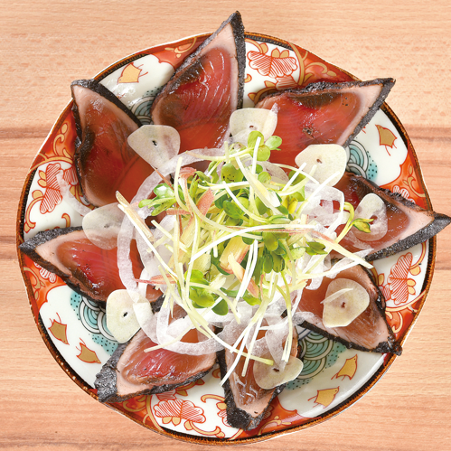 かつお藁焼き/海鮮ユッケ　各