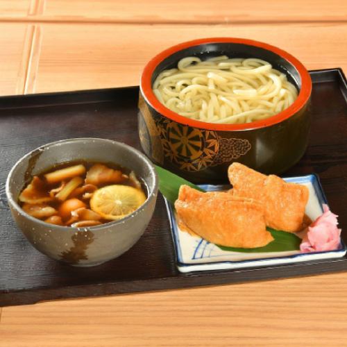 Meat soup udon (hot/cold) breakfast set