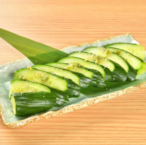 芥末腌黄瓜/醋味噌腌鲭鱼