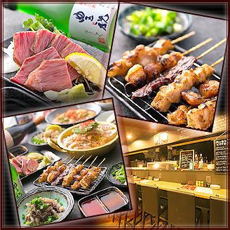 Hormone skewers, beef skewers and dumpling pots are main! Reasonable dishes are also available ♪