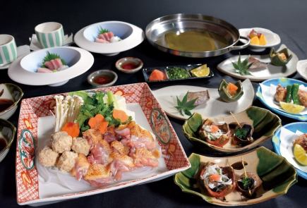 【名古屋コーチン水炊き】コース5,500円