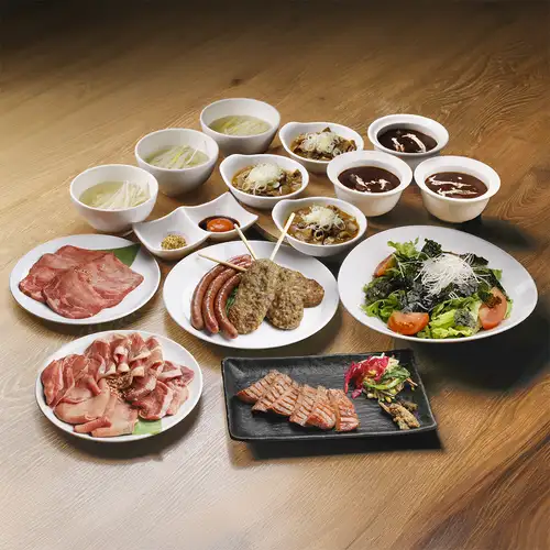 【¥5000 自助餐】共8道菜 *仅限餐点